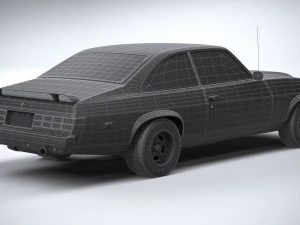 Coup&eacute; gen&eacute;rico 1978 Modelo 3D