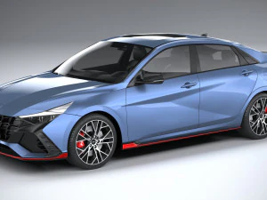 현대 엘란트라 N 2022 3D 모델