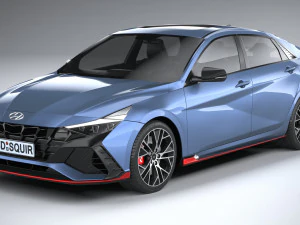 Hyundai Elantra N 2022 3D Model