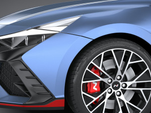 Hyundai Elantra N 2022 Modello 3D