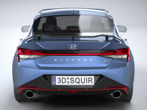 Hyundai Elantra N 2022 Modello 3D