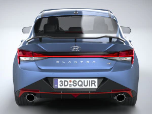 Hyundai Elantra N 2022 3D Model