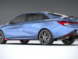 Hyundai Elantra N 2022 Modello 3D