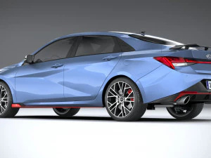 Hyundai Elantra N 2022 3D Model