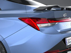 Hyundai Elantra N 2022 3D Model