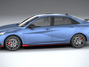 Hyundai Elantra N 2022 3D Model