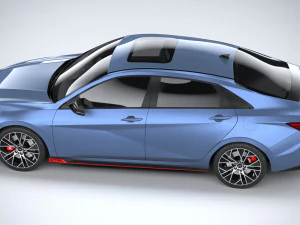 Hyundai Elantra N 2022 3D Model