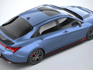 Hyundai Elantra N 2022 3D Model