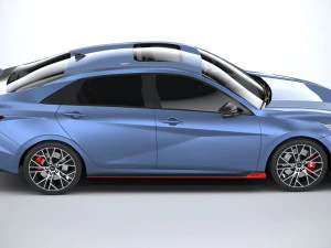 Hyundai Elantra N 2022 3D Model