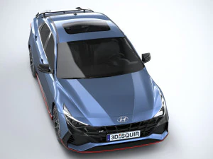 Hyundai Elantra N 2022 3D Model