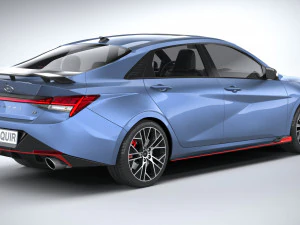 Hyundai Elantra N 2022 3D Model