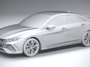 Hyundai Elantra N 2022 Modello 3D