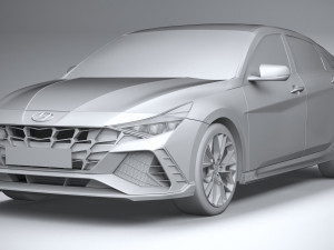 Hyundai Elantra N 2022 Modello 3D