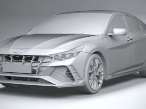 Hyundai Elantra N 2022 3D Model