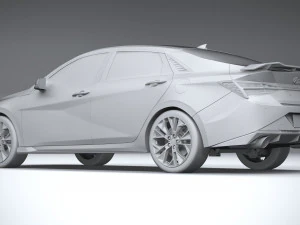 Hyundai Elantra N 2022 3D Model