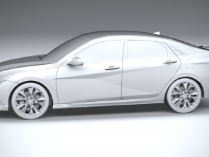 Hyundai Elantra N 2022 Modello 3D