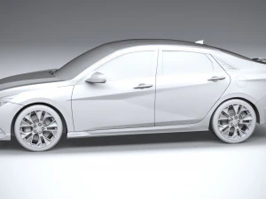 Hyundai Elantra N 2022 3D Model