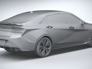 Hyundai Elantra N 2022 Modello 3D