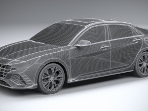 Hyundai Elantra N 2022 Modello 3D