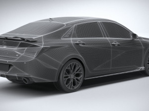 Hyundai Elantra N 2022 Modello 3D