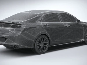 Hyundai Elantra N 2022 3D Model