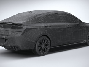 Hyundai Elantra N 2022 Modello 3D