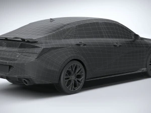 Hyundai Elantra N 2022 3D Model