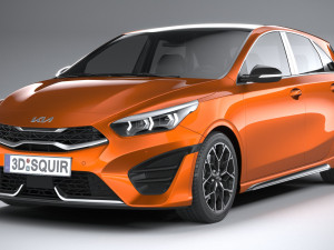 Kia Ceed GT-line 2022 3D Модель