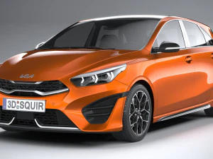 Kia Ceed GT-line 2022 3D Model