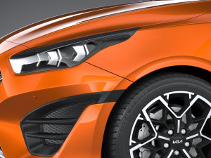 Kia Ceed GT-line 2022 3D Модель