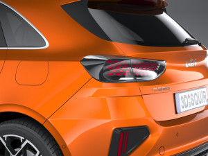 Kia Ceed GT-line 2022 3D Модель