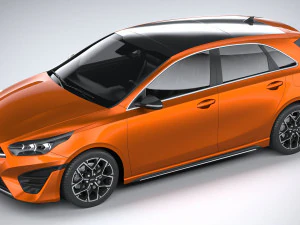 Kia Ceed GT-line 2022 3D Model