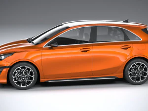 Kia Ceed GT-line 2022 3D Model