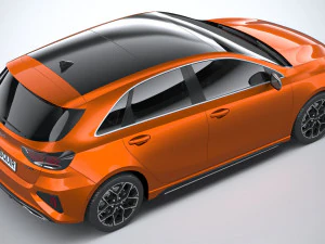 Kia Ceed GT-line 2022 3D Model