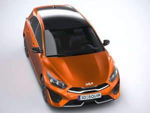 Kia Ceed GT-line 2022 3D Модель
