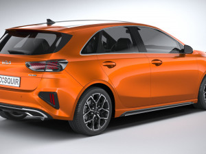 Kia Ceed GT-line 2022 3D Модель