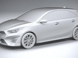 Kia Ceed GT-line 2022 3D Модель