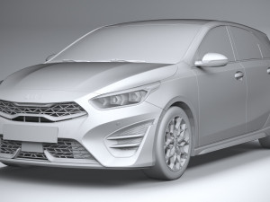 Kia Ceed GT-line 2022 3D Модель