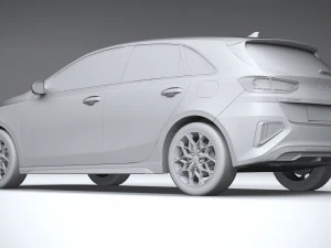 Kia Ceed GT-line 2022 3D Model