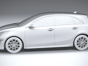 Kia Ceed GT-line 2022 3D Model