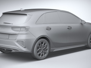 Kia Ceed GT-line 2022 3D Модель
