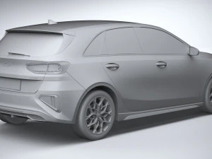 Kia Ceed GT-line 2022 3D Model