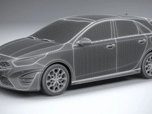 Kia Ceed GT-line 2022 3D Model