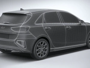 Kia Ceed GT-line 2022 3D Model