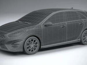 Kia Ceed GT-line 2022 3D Model