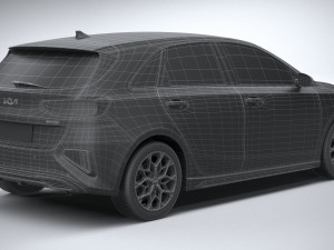 Kia Ceed GT-line 2022 3D Модель