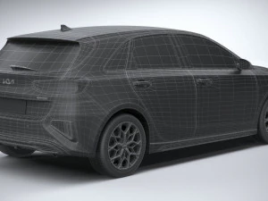 Kia Ceed GT-line 2022 3D Model