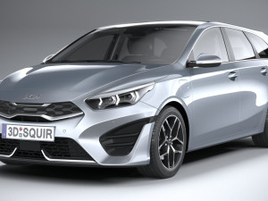 Kia Ceed SW Phev 2021 Modelo 3D