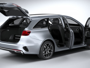 Kia Ceed SW Phev 2021 Modelo 3D