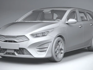 Kia Ceed SW Phev 2021 3D Model